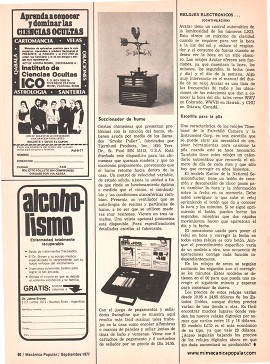 Relojes electrónicos a su alcance - Septiembre 1977