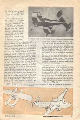 Aviación: El Ala que Desconcertó a los Expertos - Junio 1947