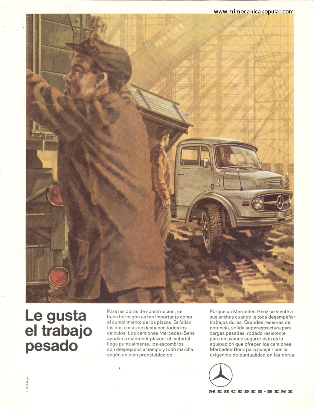 Publicidad - Camiones Mercedes-Benz - Septiembre 1963