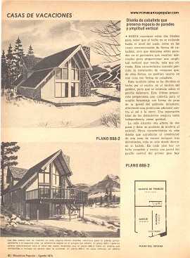 Casas de Vacaciones - Agosto 1974