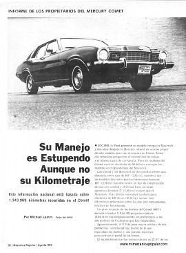 Informe de los dueños: Ford Mercury Comet - Agosto 1973