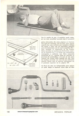 Mecánico de fin de semana - Las herramientas - Septiembre 1961