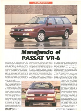 Volkswagen Passat VR-6 -Febrero 1995