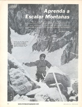 Aprenda a Escalar Montañas - Mayo 1967