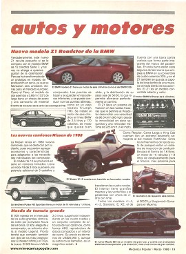 Autos y motores - Marzo 1988