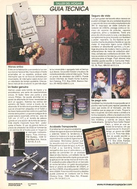 Novedades para el Hogar - Noviembre 1991