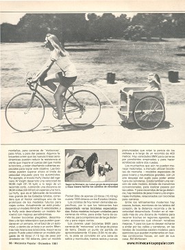 Nuevo para ciclistas - Diciembre 1981