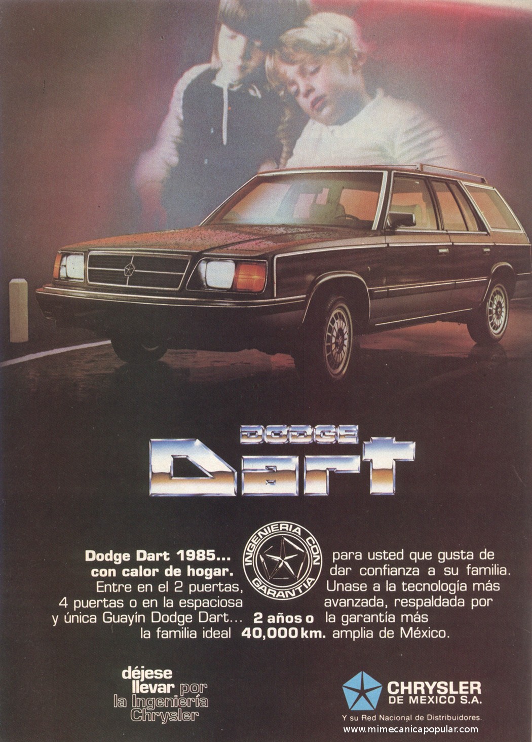 Publicidad- Dodge Dart - Agosto 1985
