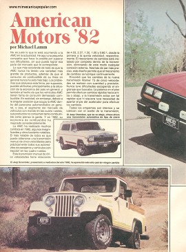 American Motors 82 - Diciembre 1981