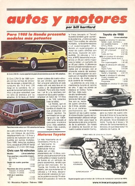 Autos y motores - Febrero 1988