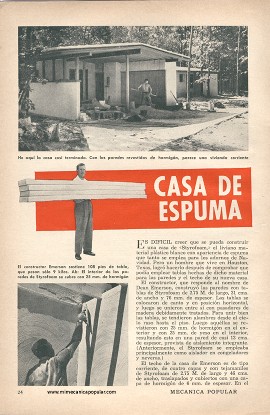 Casa de Espuma - Marzo 1956