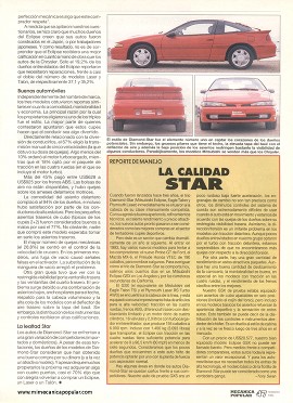 Informe de los dueños de los cupés Diamond-Star - Chrysler-Mitsubishi - Febrero 1993