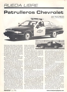 Patrulleros Chevrolet Caprice -Junio 1990