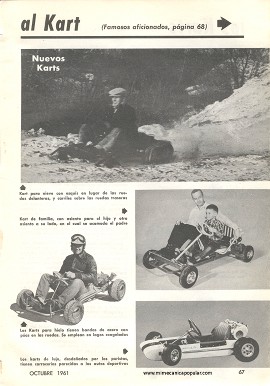 Se Propaga la Afición al Kart - Octubre 1961