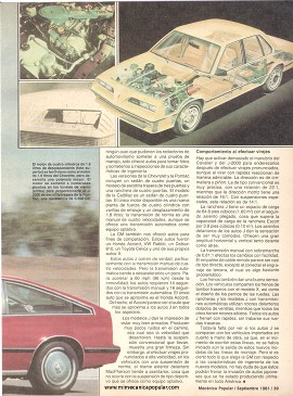 Subcompactos J de General Motors para el 82 - Septiembre 1981