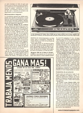 Tocadiscos vertical - Mayo 1981
