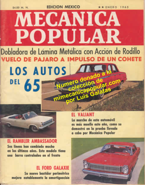 Mecánica Popular -  Enero 1965 