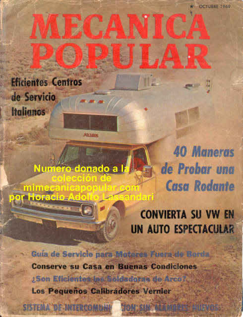 Mecánica Popular -  Octubre 1969 