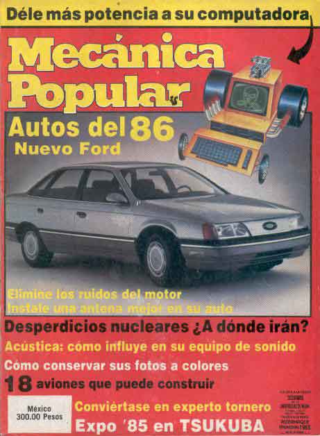 Mecánica Popular -  Agosto 1985 