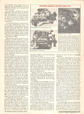 Los Autos General Motors del 79 - Diciembre 1978