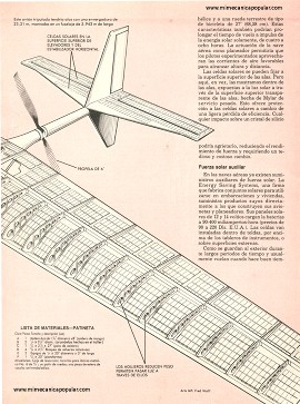 Avión de Energía Solar - Diciembre 1978