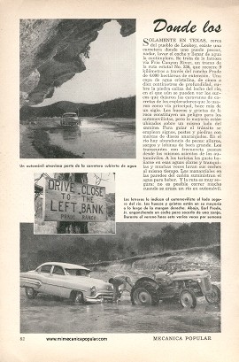 Donde los Coches Dejan una Estela - Julio 1955