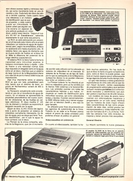 Guía completa de videodiscos y cassettes - Diciembre 1979