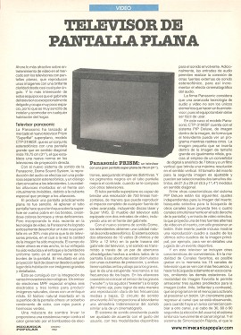 Televisor de Pantalla Plana - Enero 1992