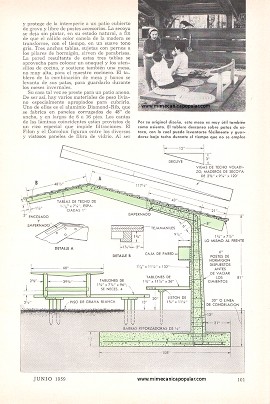 Originales y Modernas Ideas para La Vida al Aire Libre - Junio 1959