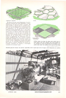 Originales y Modernas Ideas para La Vida al Aire Libre - Junio 1959