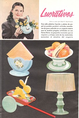 Proyectos con Plástico Líquido - Octubre 1951
