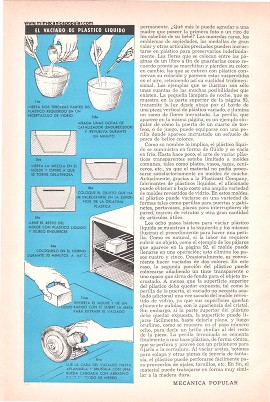 Proyectos con Plástico Líquido - Octubre 1951
