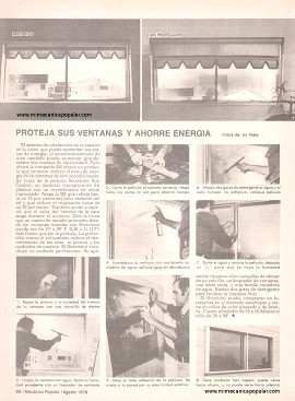 22 maneras de ahorrar energía - Agosto 1978