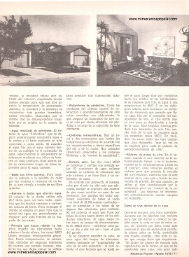 22 maneras de ahorrar energía - Agosto 1978