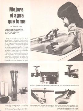 Mejore el agua que toma - Septiembre 1978