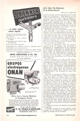 ¿Por Qué No Retornar A la Naturaleza? - Septiembre 1959