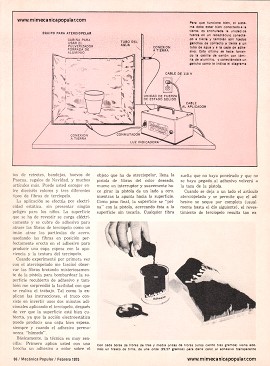 Como Dar un Acabado Aterciopelado - Febrero 1975