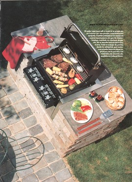 Construya este adoquinado y una parrilla de piedra - Agosto 1999