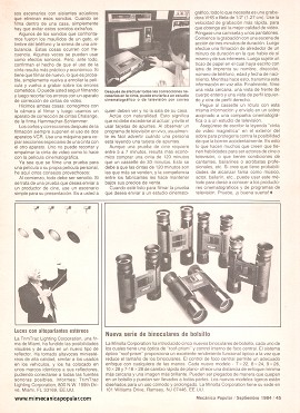 Cree sus propias pel&iacute;culas para la TV - Septiembre 1984