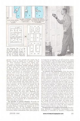 La Pintura de Maderamen y Paredes Interiores - Julio 1950