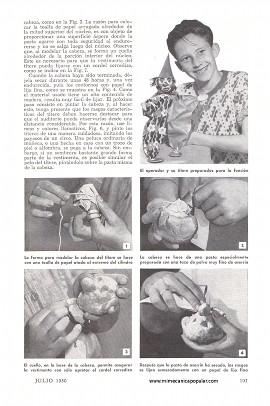 Títeres de Mano Fáciles de Hacer - Julio 1950