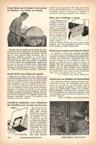 Ideas prácticas para el taller y el hogar - Junio 1953