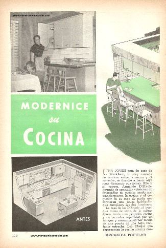 Modernice su Cocina - Diciembre 1958