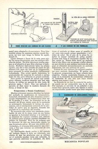 Acabado de Mobiliario - Diciembre 1959