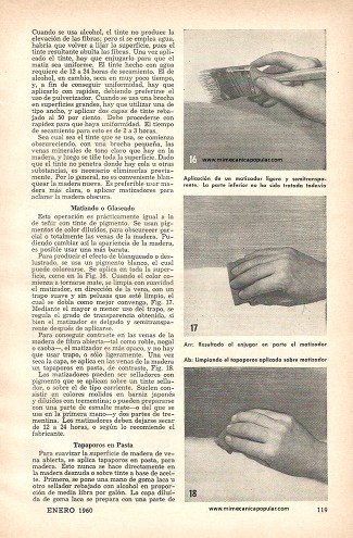 Acabado Para Mobiliario - Enero 1960