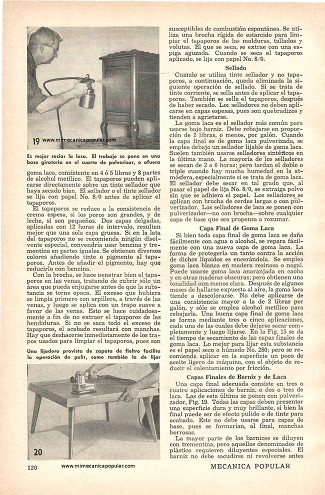 Acabado Para Mobiliario - Enero 1960