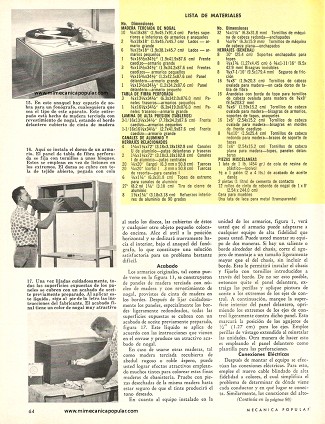 Centro de Entretenimiento - Febrero 1963