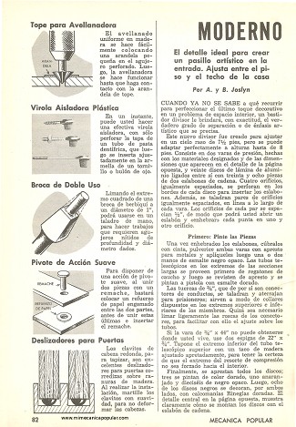 Ideas pr&aacute;cticas para el taller - Agosto 1961