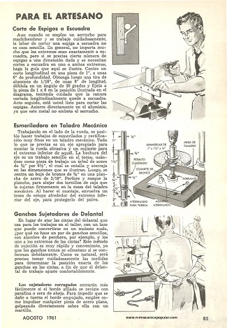 Ideas pr&aacute;cticas para el taller - Agosto 1961