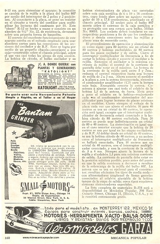 Transmisor de radio telefon&iacute;a y telegraf&iacute;a para principiantes - Septiembre 1947